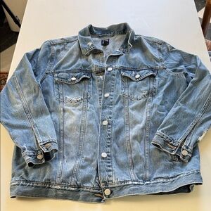 GAP Light Blue Denim Jacket Women’s L